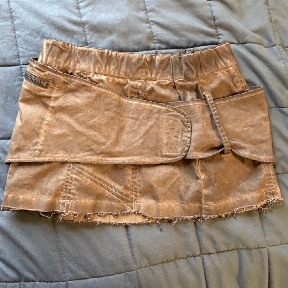 Darker Wavs FADER Cargo Mini Skirt